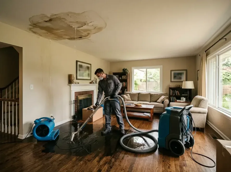 attic-pipe-burst-ceiling-drip-008 — frequently asked questions, Water Damage Restoration & Carpet Care in Union City, IN